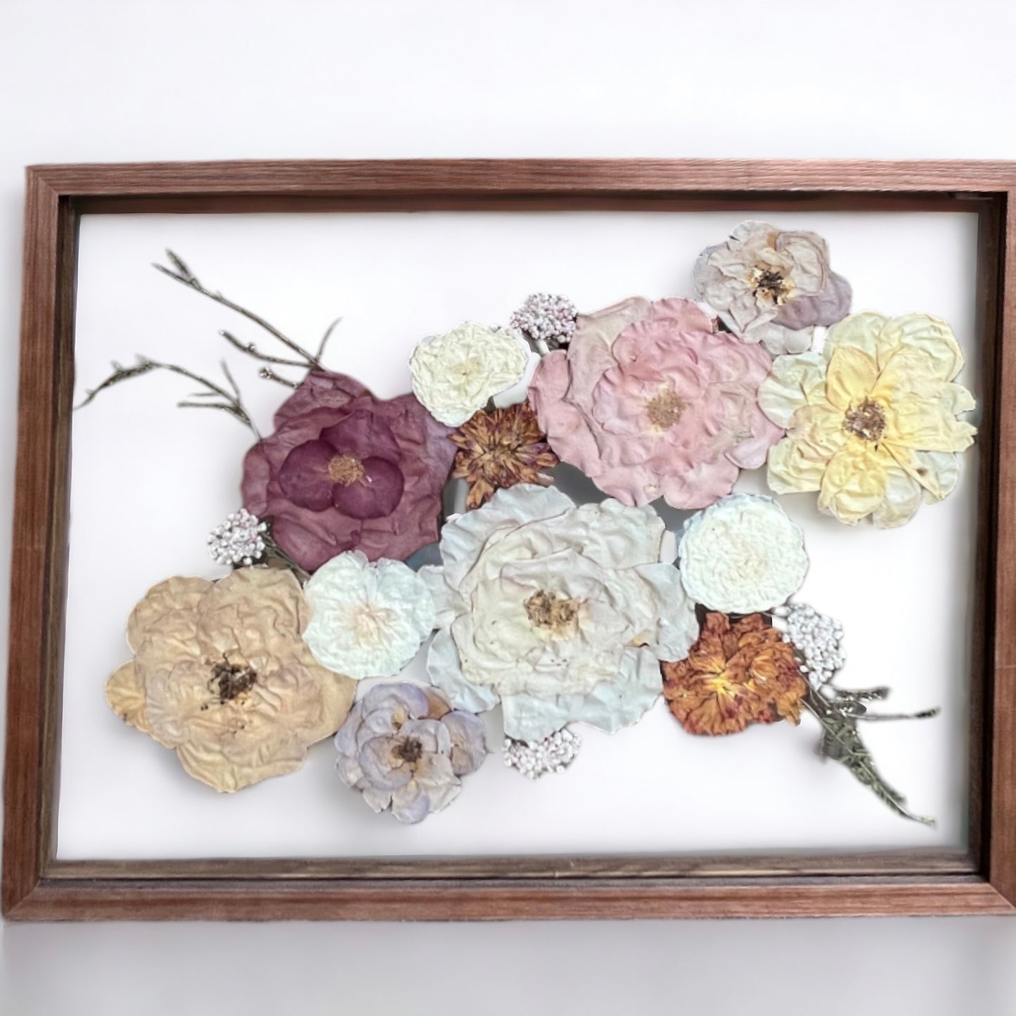 Custom Pressed Flower Floating Frame