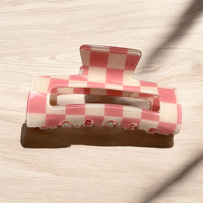 Checkered Hair Clip