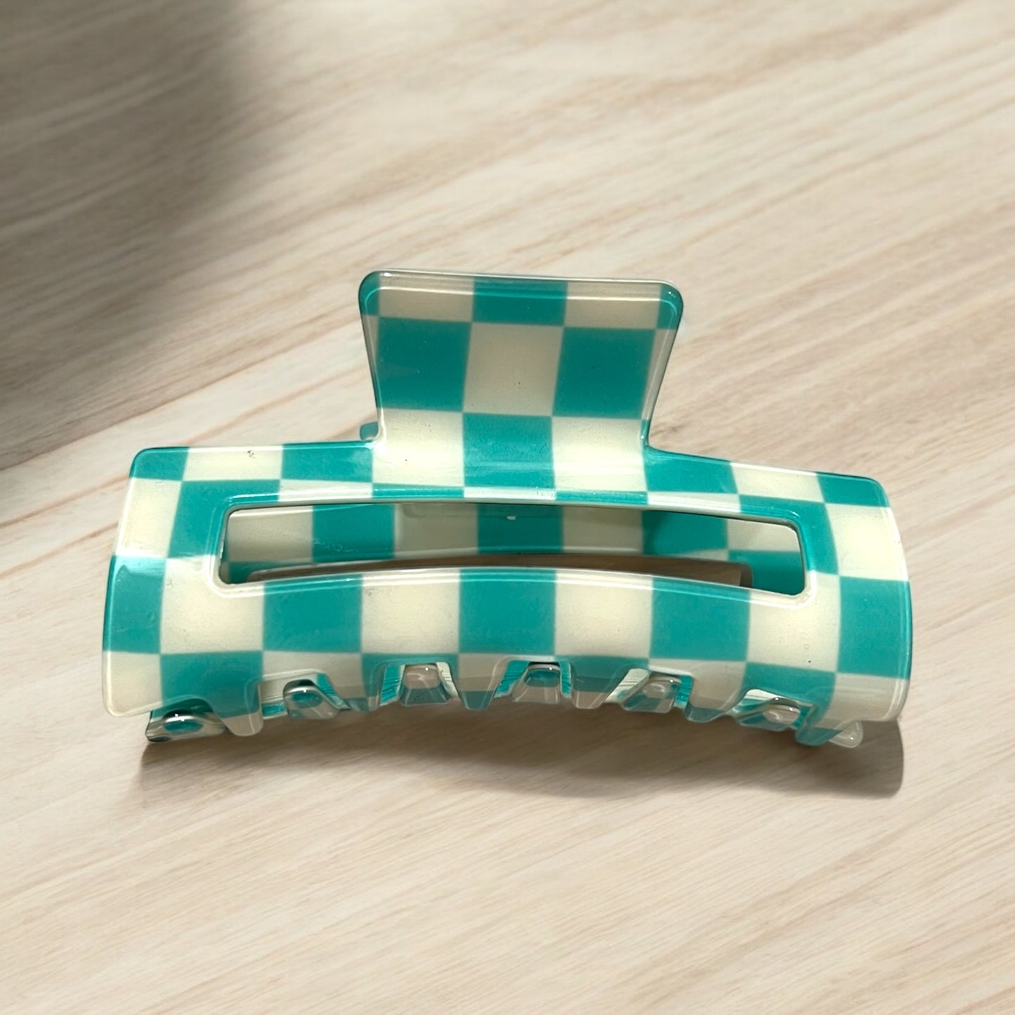 Checkered Hair Clip