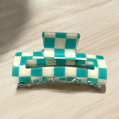 Checkered Hair Clip