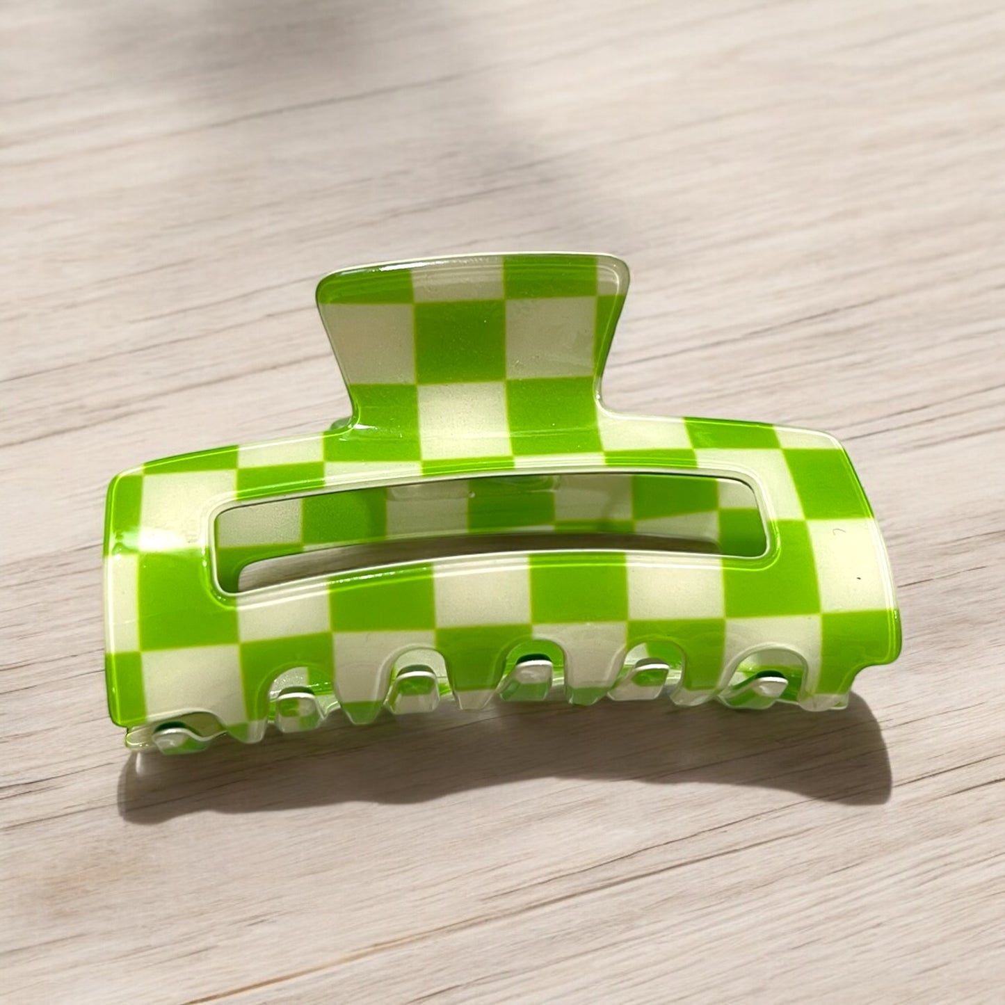 Checkered Hair Clip