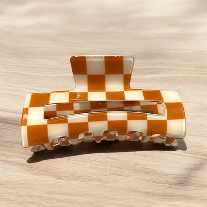 Checkered Hair Clip