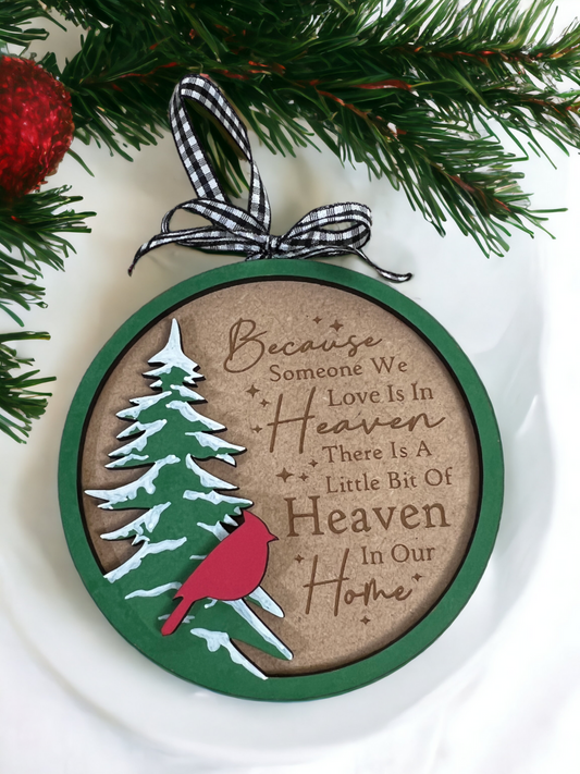 Heaven In Our Home Cardinal Christmas Ornament