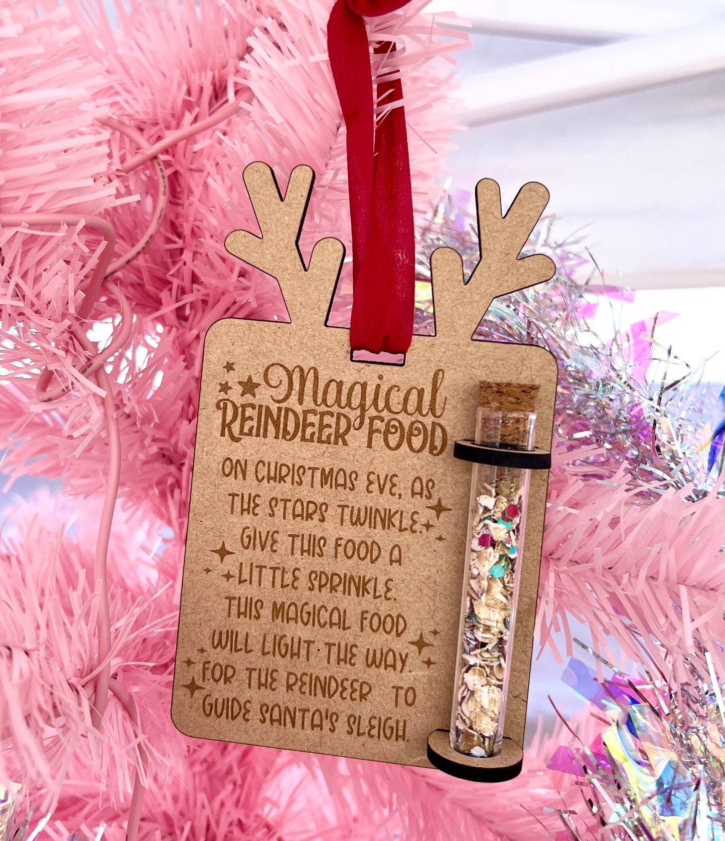 Magical Reindeer Food Christmas Ornament