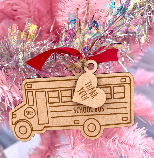 Delivery Driver & School Bus Driver Gift Card Holder Christmas Ornament