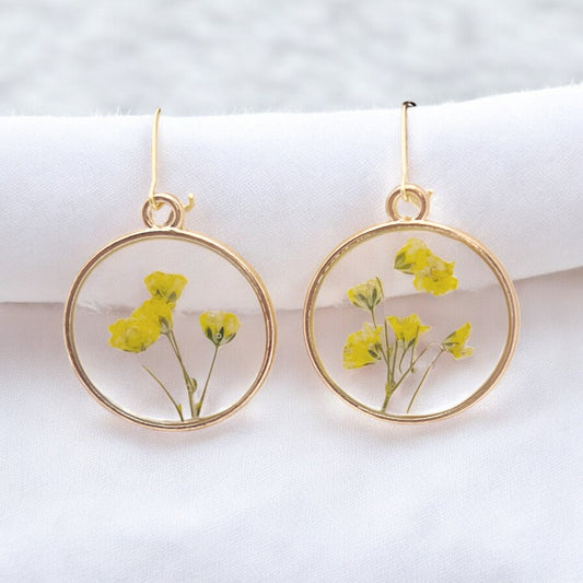 Pressed Flower Earrings | Real Flowers