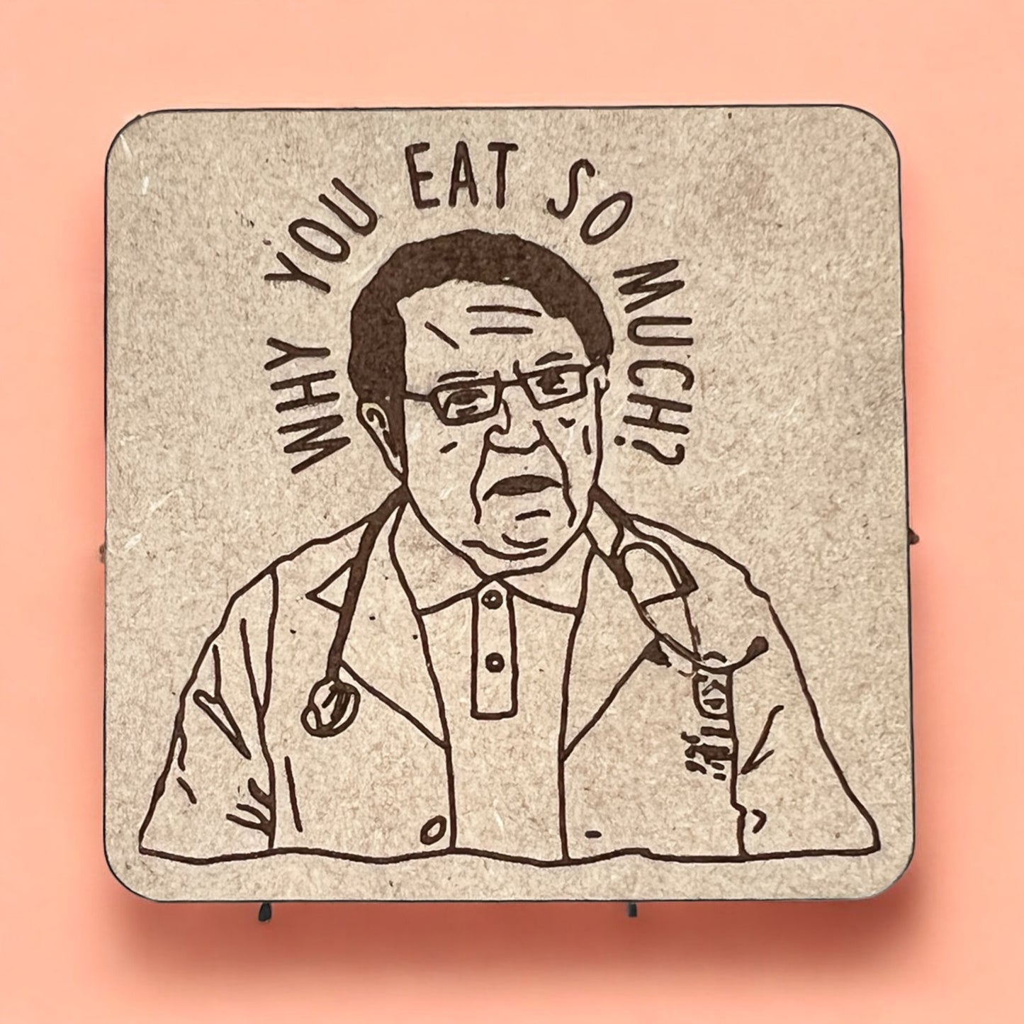 Snarky Square Magnet