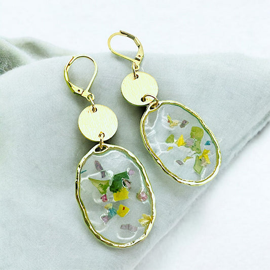 Flower Confetti Dangles