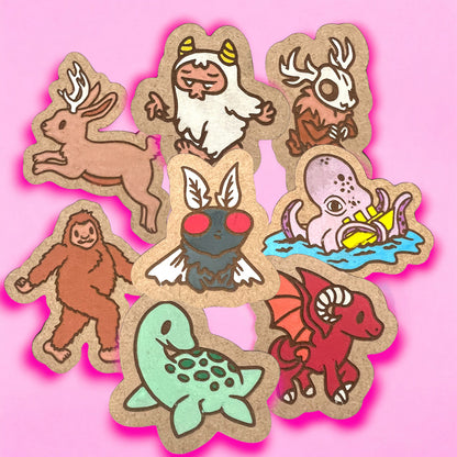 Cutie Cryptids Pins