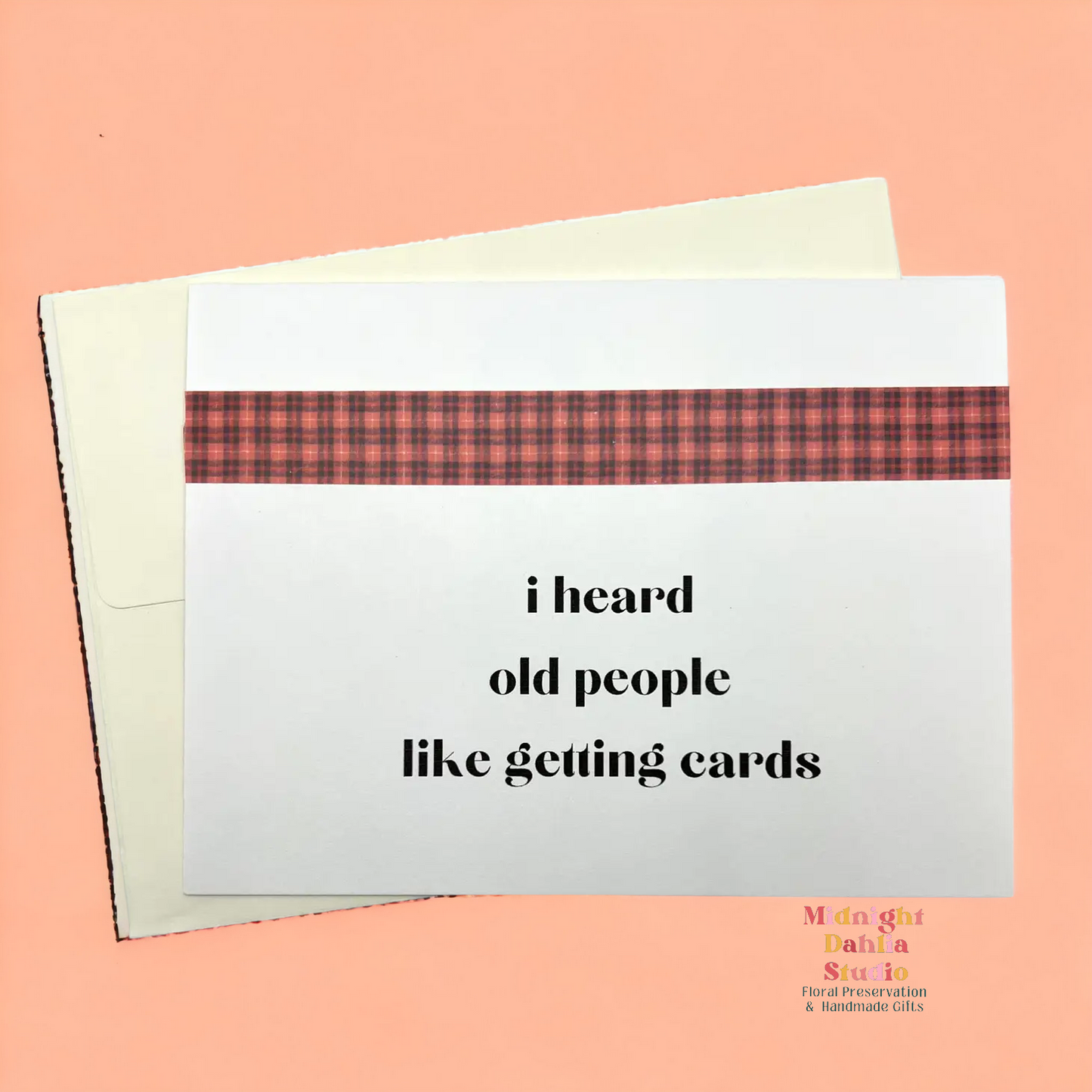 Old People Like Cards Greeting Card