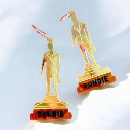 Dundie Trophy Dangle Earrings