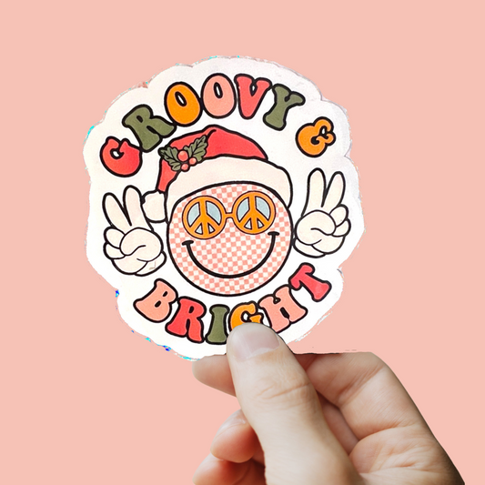 Groovy & Bright Sticker