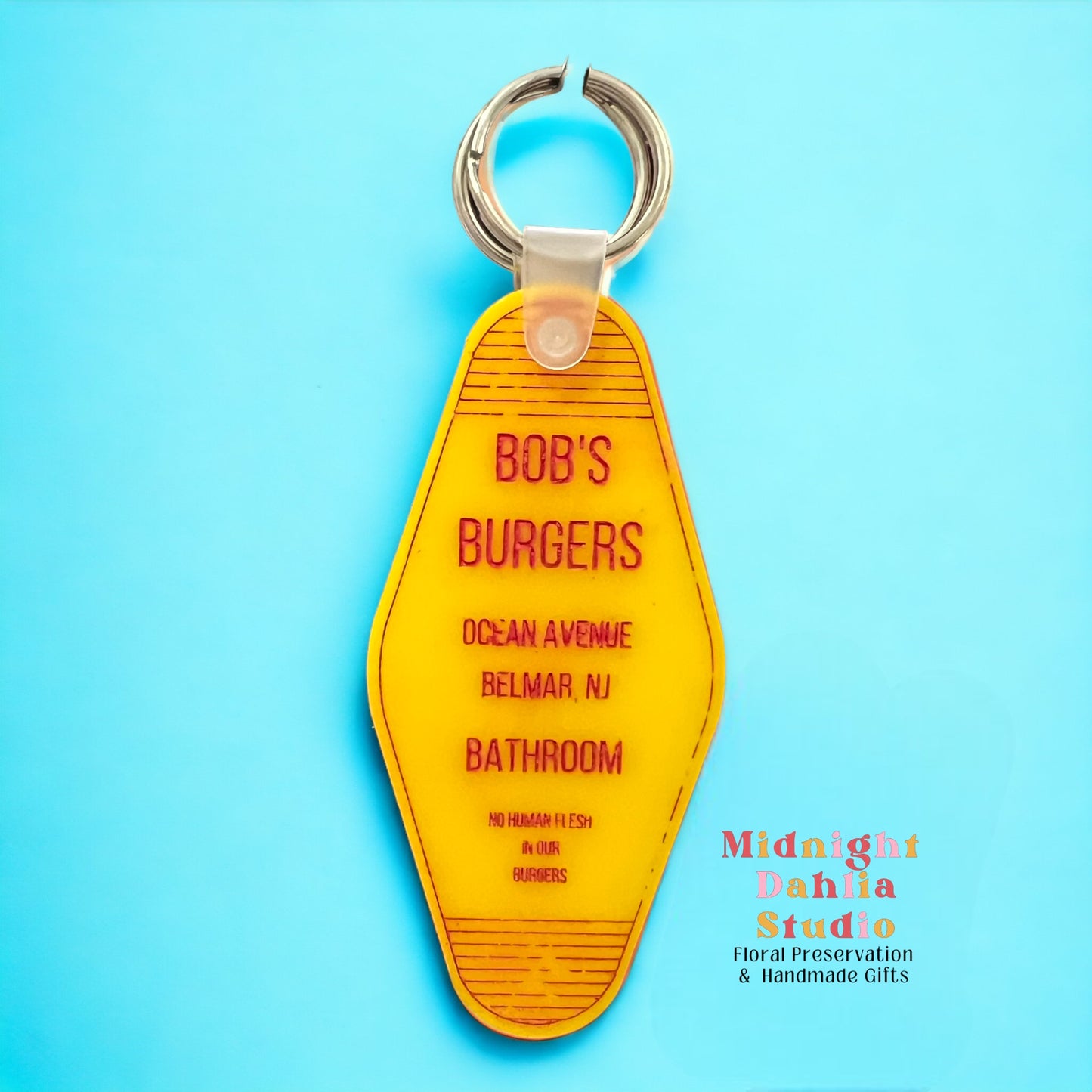 Bob’s Burgers Retro Motel Keychain