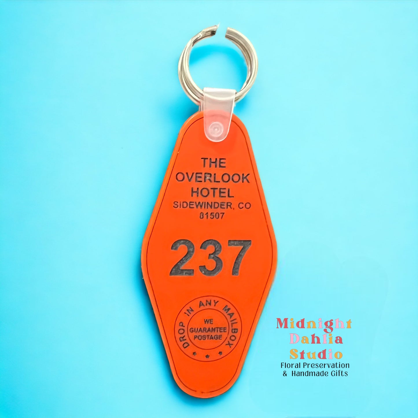 Overlook Hotel Retro Motel Keychain