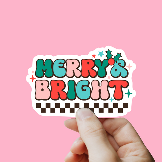 Merry & Bright Sticker