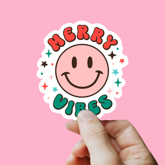 Merry Vibes Sticker