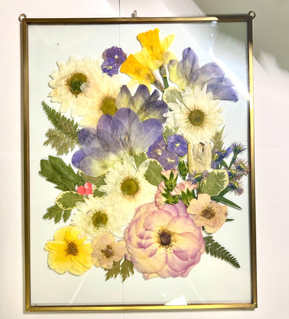 Custom Pressed Flower Floating Frame