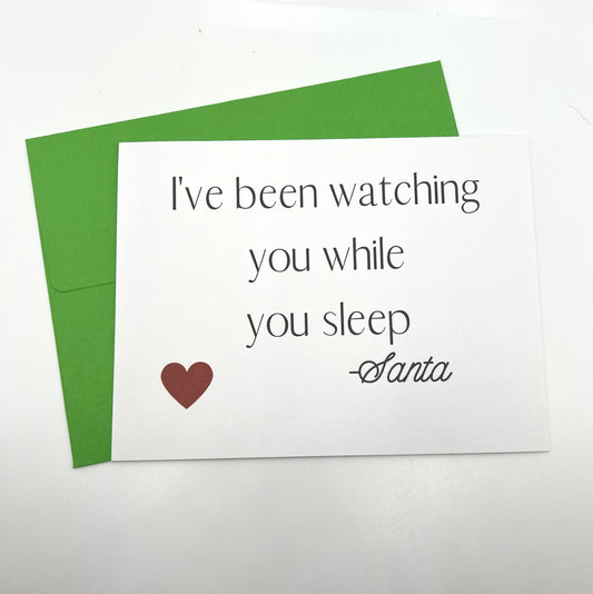 I’ve Been Watching You Holiday Card